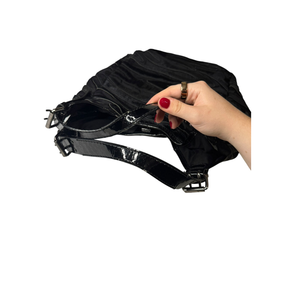 Givenchy Black Patent Leather Hobo Shoulder Bag - Picture 4 of 12